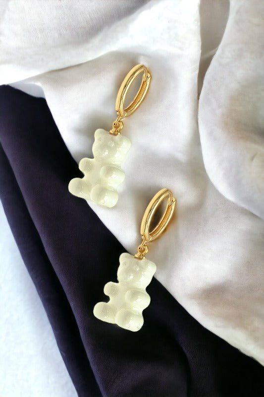 Teddy Hoop Link Earring