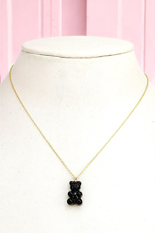 Teddy Bear Pendant Necklace