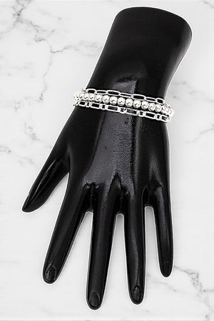 BALL BEAD CHAIN BRACELET SET