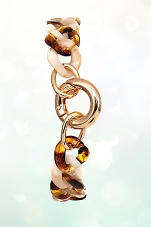 Acetate Chain Link Bracelet