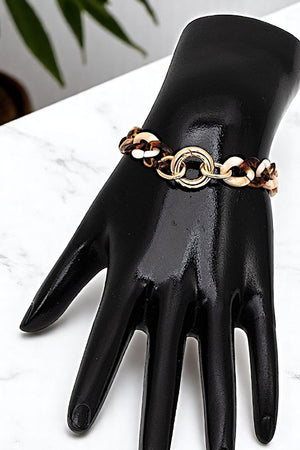 Acetate Chain Link Bracelet