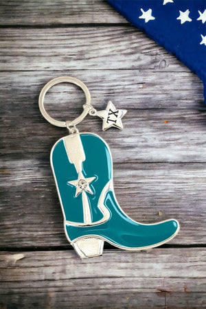 Cowboy Boot Keychain