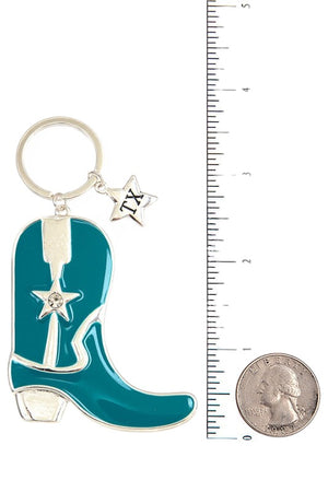 Cowboy Boot Keychain