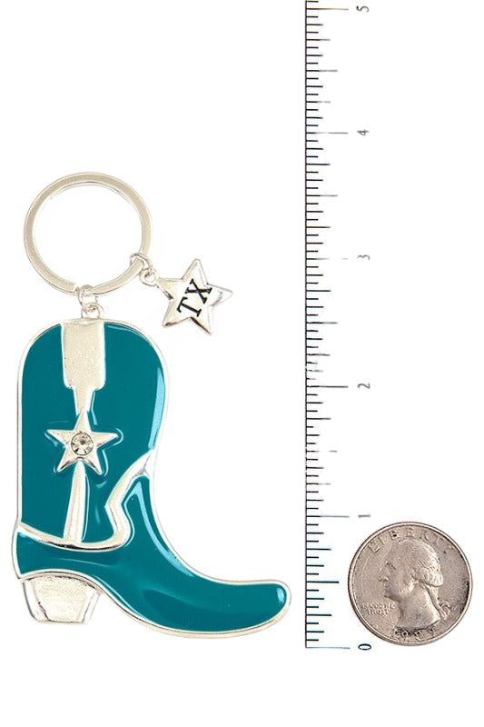 Cowboy Boot Keychain