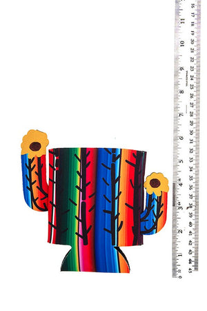 Cactus Serape Pattern Drink Sleeve