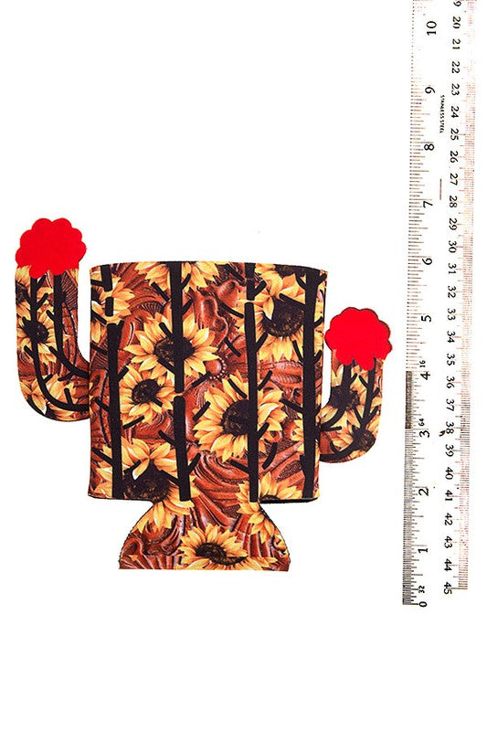 Sunflower Print Cup Sleeve