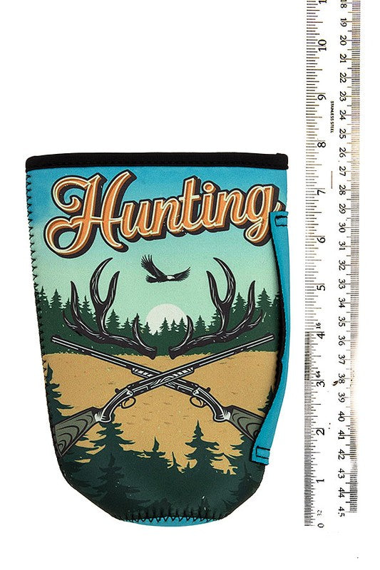 Hunting Print Drink Sleeve