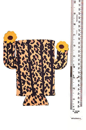 Sunflower Animal Print Drink Sleeve