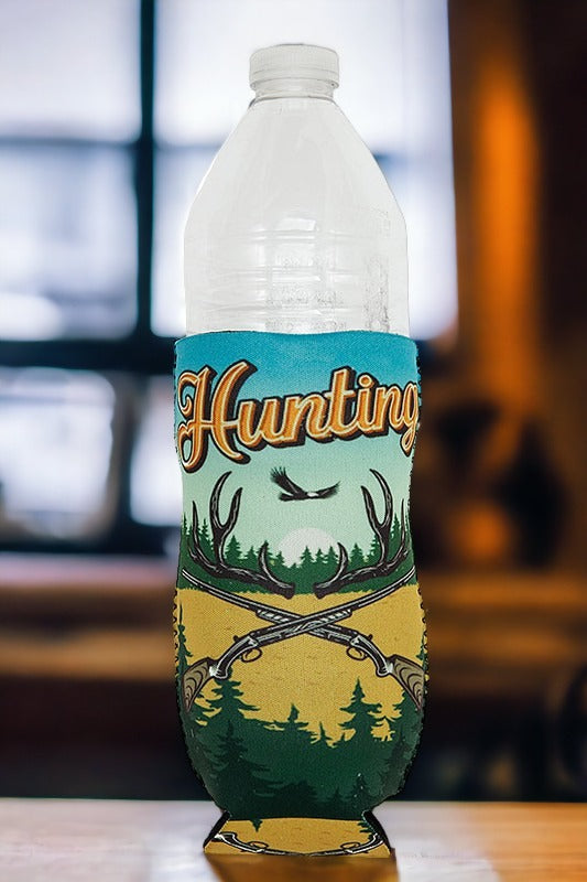 Hunting Print Bottle Cooler