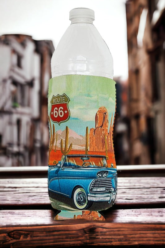 Route 66 Print Bottle Cooler