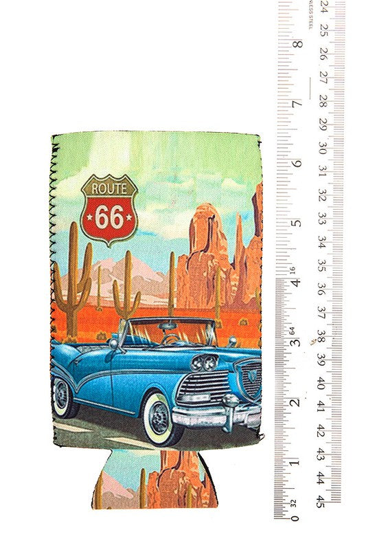 Route 66 Print Bottle Cooler