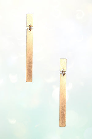BAR DROP POST EARRING