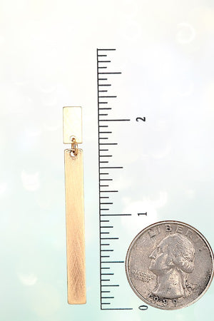 BAR DROP POST EARRING