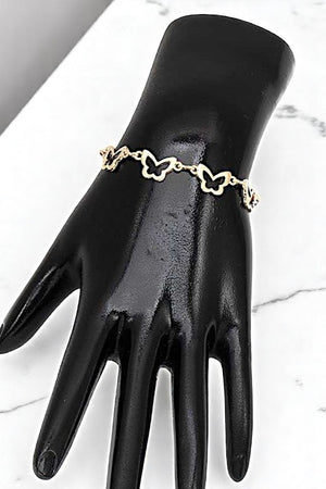 BUTTERFLY LINK CHAIN BRACELET