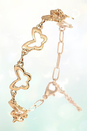 BUTTERFLY LINK CHAIN BRACELET