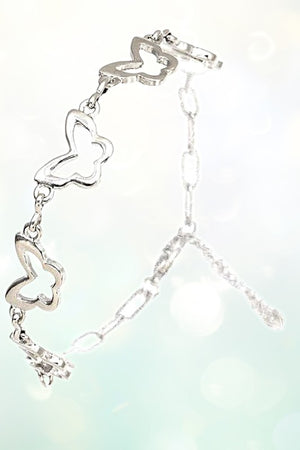 BUTTERFLY LINK CHAIN BRACELET