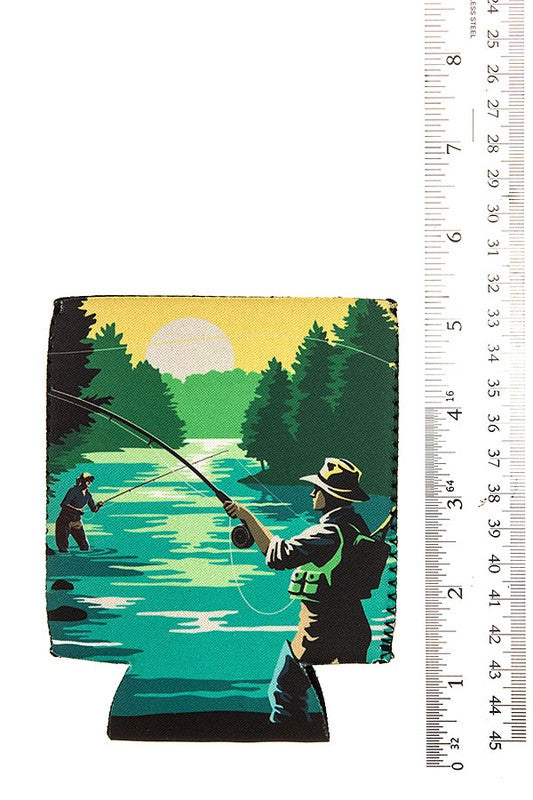 Fisherman Print Drink Sleeve