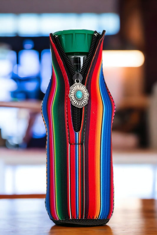 Serape Print Zipper Drink Sleeve