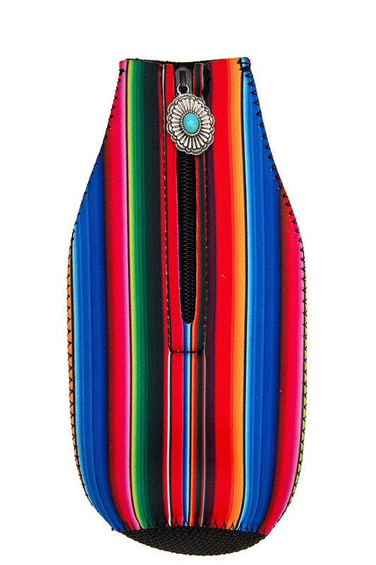 Serape Print Zipper Drink Sleeve