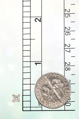 DAINTY ROUND POST STUD EARRING