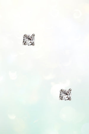 DAINTY ROUND POST STUD EARRING