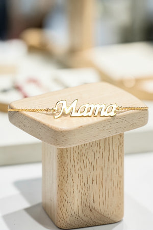 MAMA CHARM LINK CHAIN BRACELET