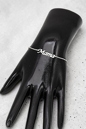 MAMA CHARM LINK CHAIN BRACELET