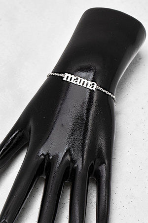 MAMA CHARM LINK CHAIN BRACELET