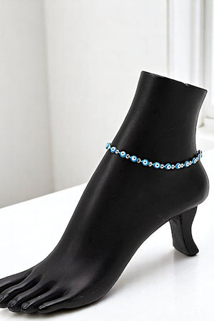EVIL EYE LINK ANKLET