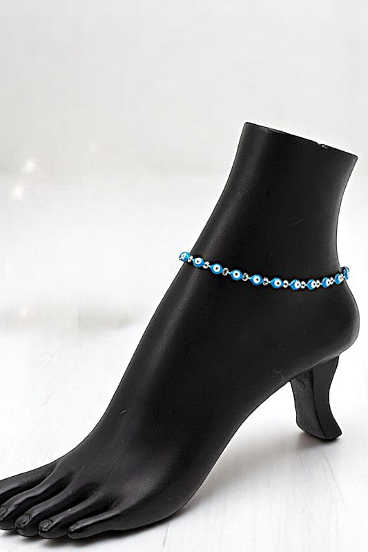 EVIL EYE LINK ANKLET