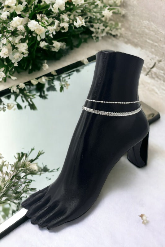 Double Mix Chain Anklet