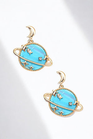 PLANET MOON STAR ACCENT DANGLE EARRING