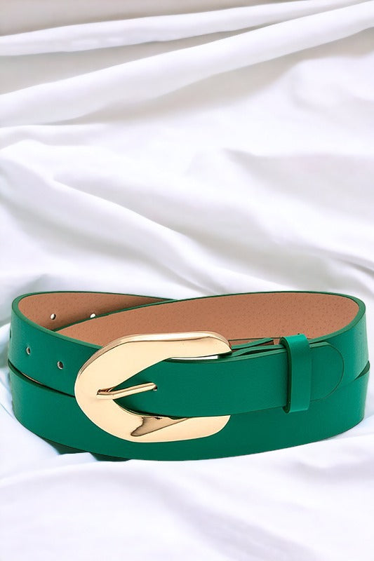 Faux Leather Belt