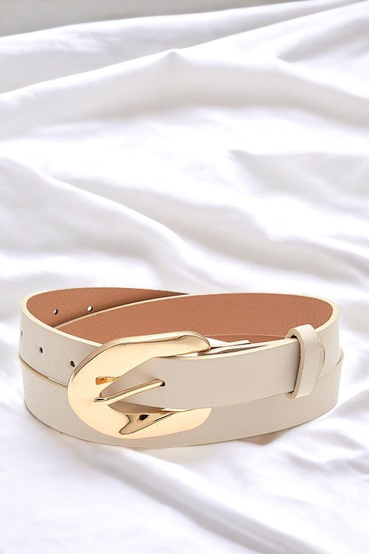 Faux Leather Belt