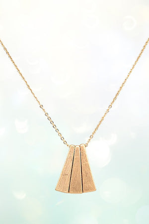 TRIPLE LINK PENDANT NECKLACE SET