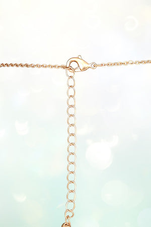 DOUBLE GEM PENDANT NECKLACE SET