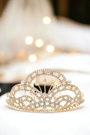 Rhinestone Pave Detail Tiara