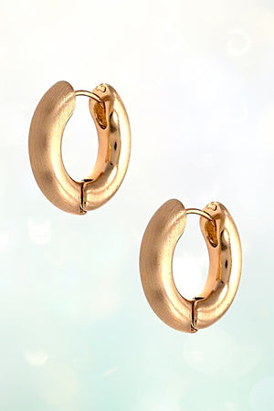 MATTE FINISH MINI HOOP EARRING