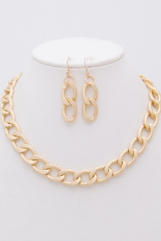 Fashion Chain Necklace Set