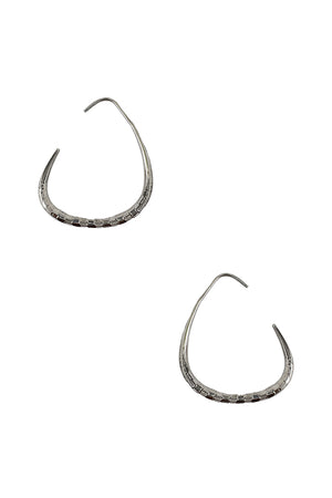 Detail Accent Semi Traingle Earring