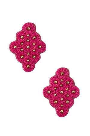 Seed Bead Fashion Drop Earring