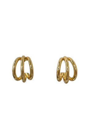 Mini Semi Hoop Post Earring