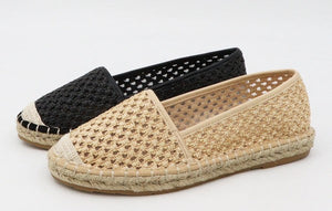 Raffia Espadrille Flats 18A