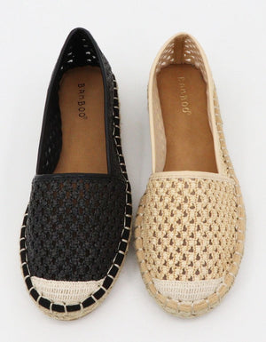 Raffia Espadrille Flats 18A