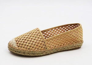 Raffia Espadrille Flats 18A