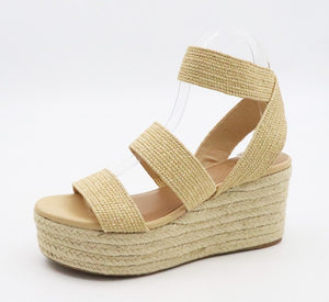 Woven Strap Espadrille Wedge Sandal 12B