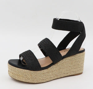 Woven Strap Espadrille Wedge Sandal 12B