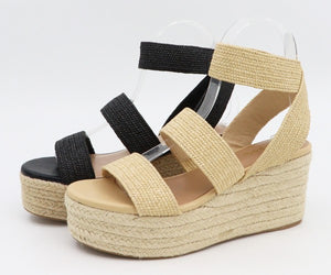 Woven Strap Espadrille Wedge Sandal 12B