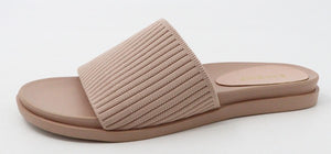 Stretch Woven Upper Slip On Sandal