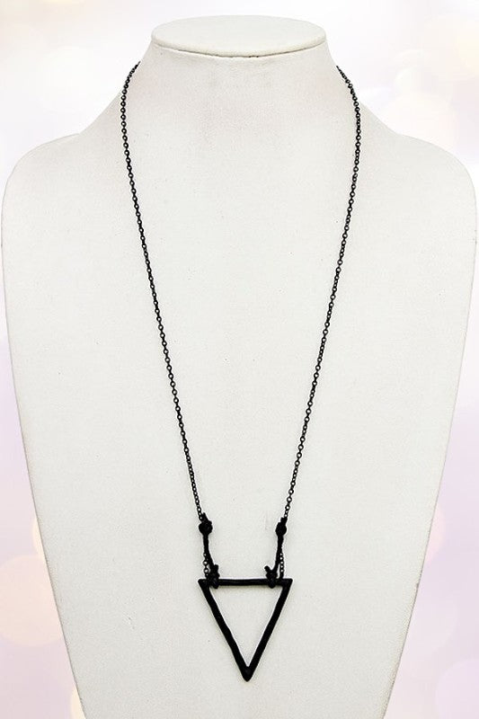 TRIANGLE PENDANT NECKLACE